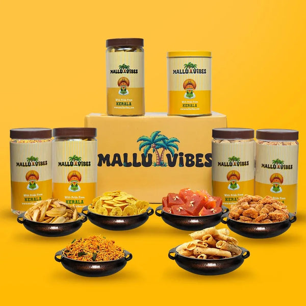 Freshly Made Kerala snacks for Mallu Vibes snacks combo 