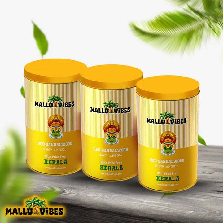 Authentic Kerala Red sandalwood powder, Its calming aroma and skincare benefits, malayalam - Organic Kerala Raktha chandanam
