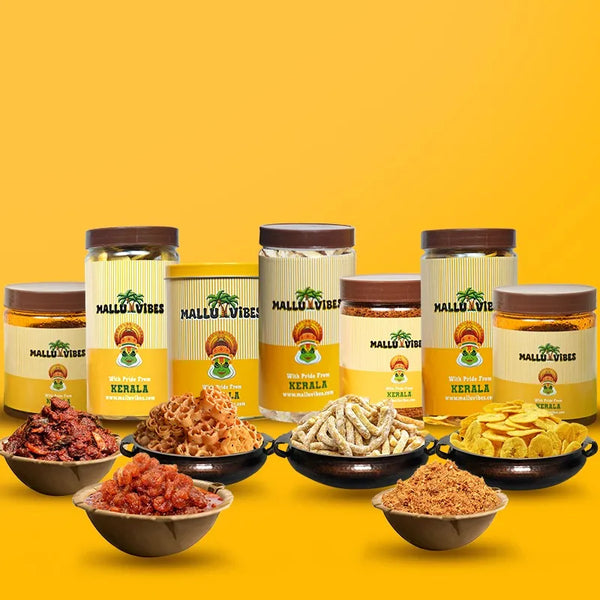 Mallu Vibes Authentic Kerala snacks for Mixed Combo Snacks