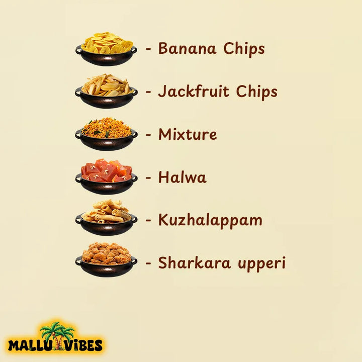 Mallu Vibes Authentic Kerala snacks snacks combo lists
