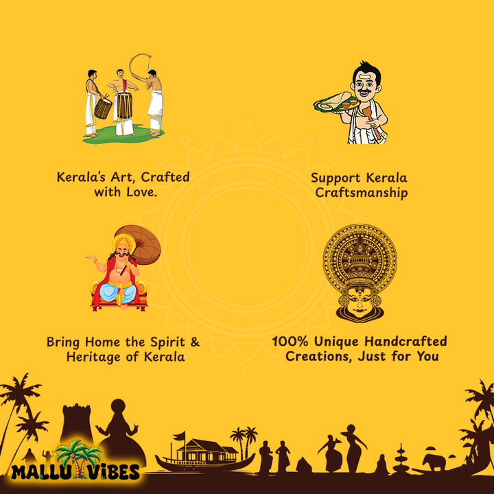 Mallu Vibes Kerala arts and crafts, Unique Kerala handicrafts, Handicrafts of Kerala and Traditional Kerala art