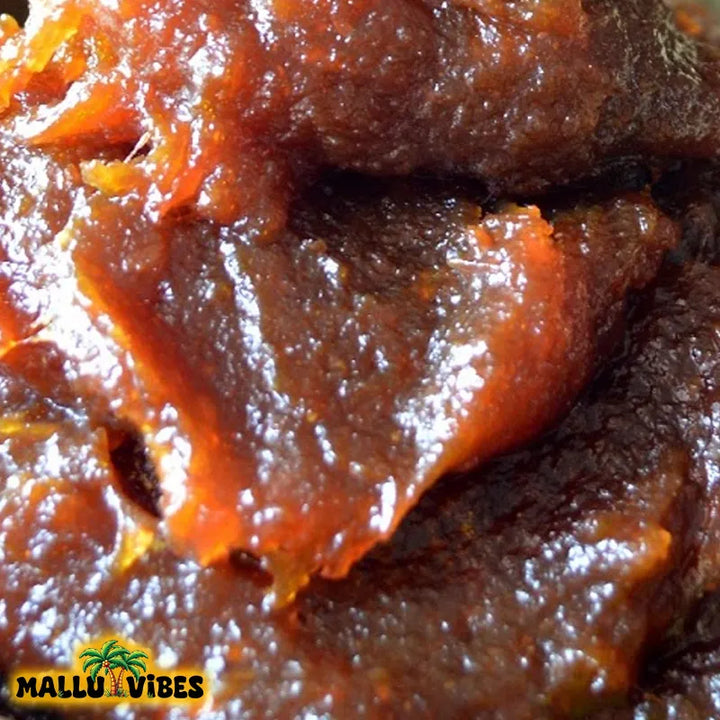 Top view of Homemade Kerala snacks Jackfruit jam in a bowl, malayalam - Freshly Made Kerala snacks Jackfruit jam chakka varatti