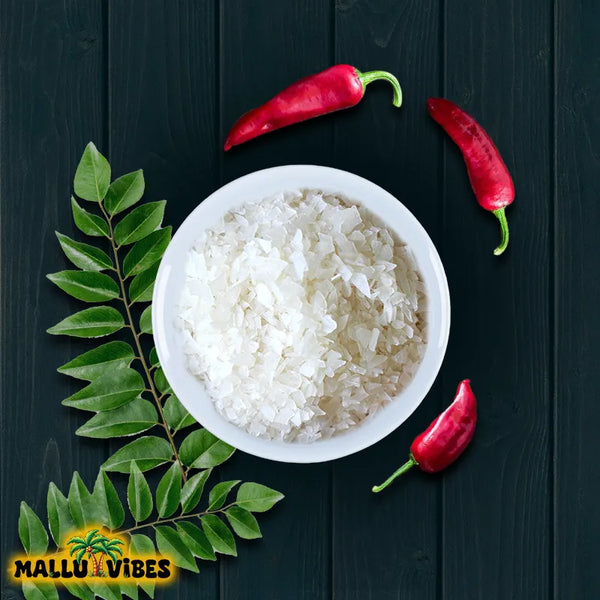Top view of Traditional Kerala food rice ada, thin rice sheets used in south indian dishes, malayalam - Best Kerala snacks online maida ada
