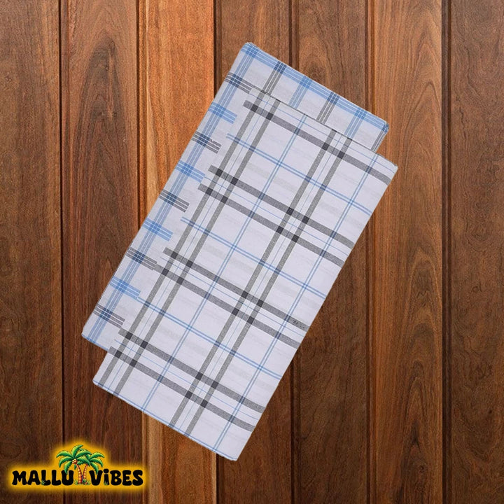 Top view of traditional kerala lungi worn with mundu, malayalam - mens kailee
